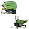 Mini Round Hay Baler & Hay Wrapper Combo