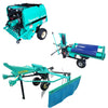 Takakita Mini Round Hay Baler, Hay Rake & Hay Wrapper Combo
