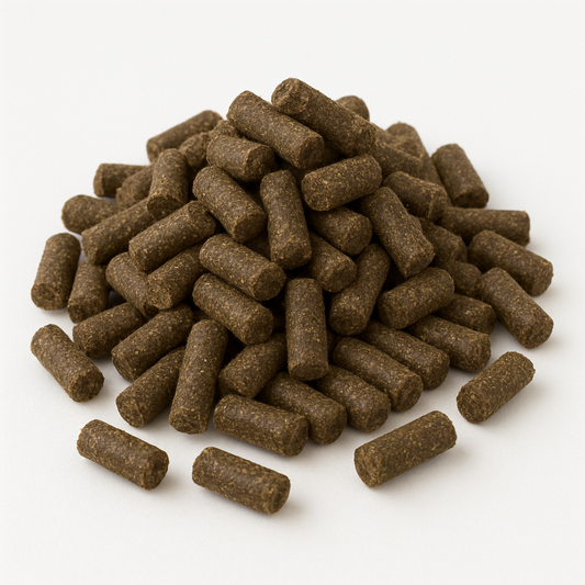 Pellets de estiercol de pollo