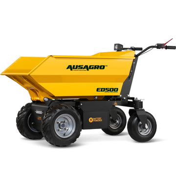 Mini Electric Wheeled Dumper With 500kg Hydraulic Lift Bucket